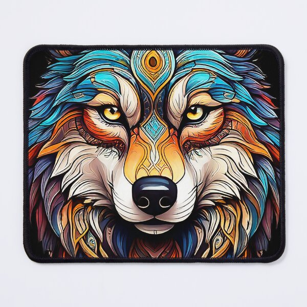 Item preview, Colorful Wolf designed and sold by Kspirit Designs.