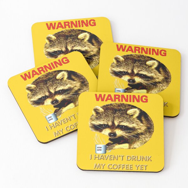 Item preview, Koona Koffee Raccoon designed and sold by kristalcurt.