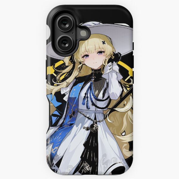 Vista previa del artículo con la obra «Camiseta de Phoebe Olas Borrascosas con funda Phoebe Wuwa y pegatina de Olas Borrascosas», diseñado y vendido por ItemWaifuArt.