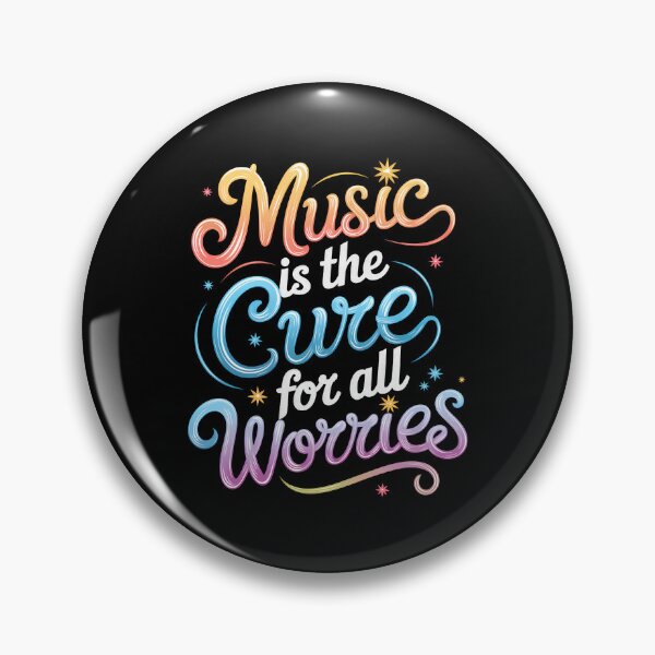 Item preview, "Music is the cure for all worries"" – Feel the Beat, Free Your Mind designed and sold by paulo silveira.