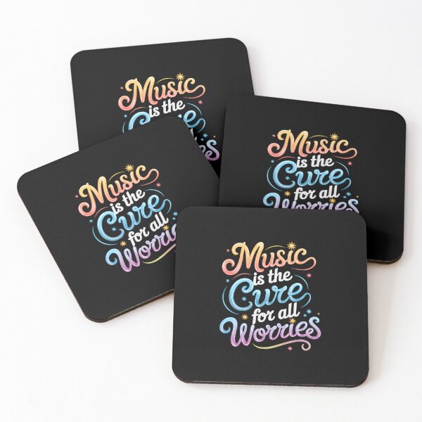 Item preview, "Music is the cure for all worries"" – Feel the Beat, Free Your Mind designed and sold by paulo silveira.
