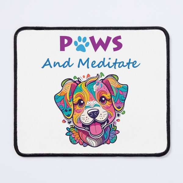 Item preview, Paws and Meditate designed and sold by Kspirit Designs.