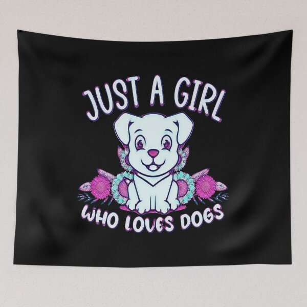 Item preview, Just A Girl Who Loves dogs #4 designed and sold by creativerooney.