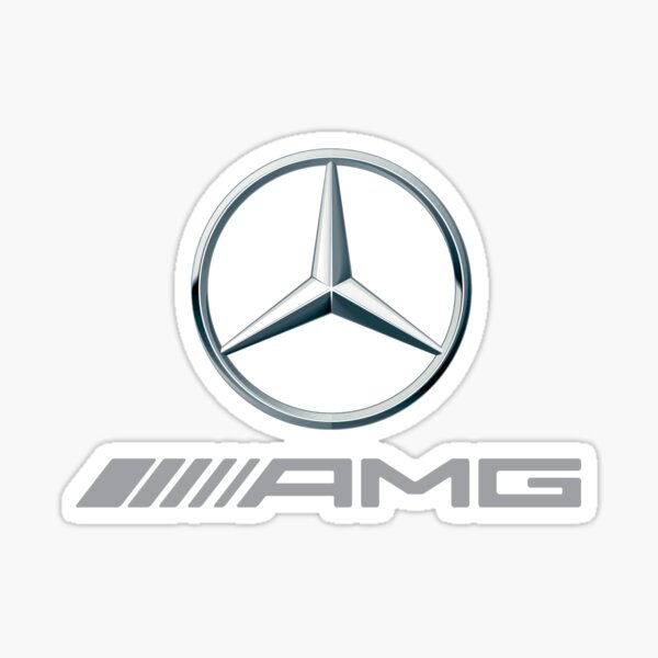 Vista previa del artículo con la obra «Logotipo de Mercedes AMG», diseñado y vendido por PAPK.