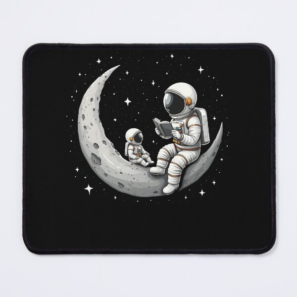 Item preview, Astronaut Reading Book To Child Moon Space Women Kids designed and sold by clothesy7.
