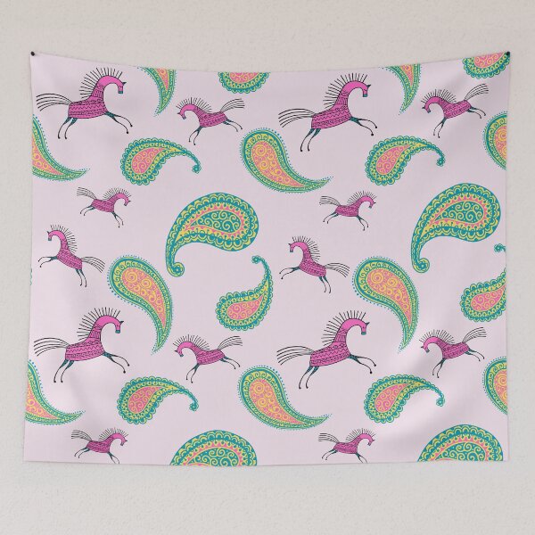Item preview, Paisley and Ponies designed and sold by TurquoiseBird.