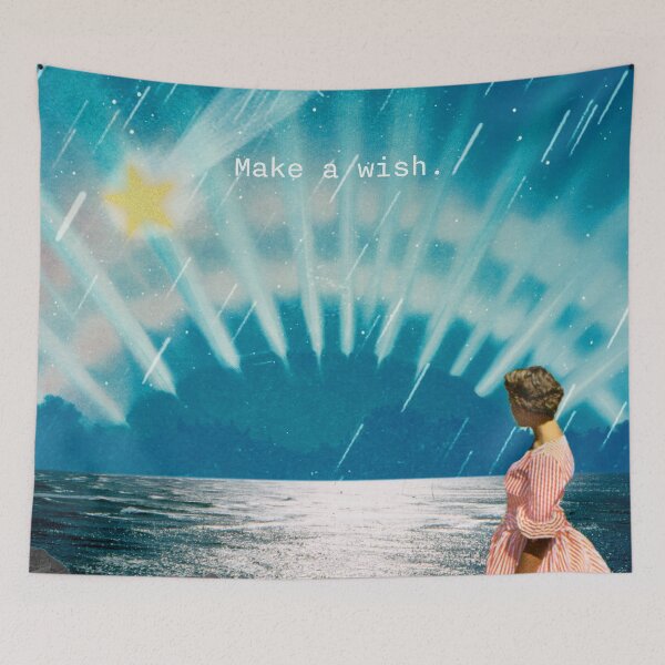 Item preview, Make a wish (shooting star) designed and sold by MsGonzalez.