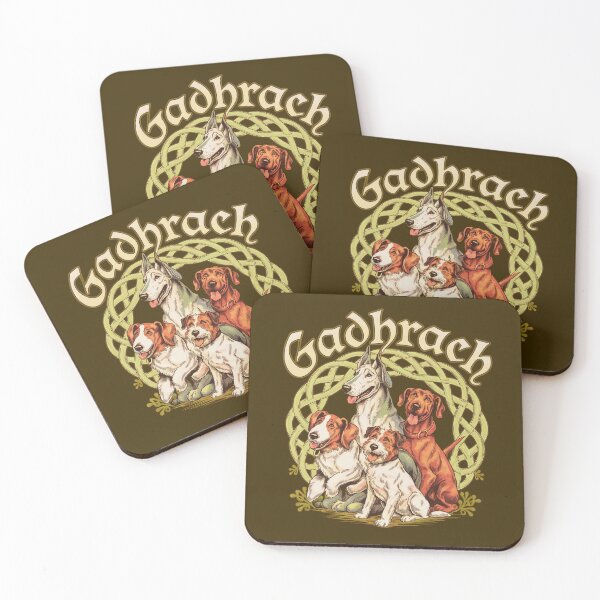Item preview, Gadhrach - Irish Fond of Dogs As Gaeilge designed and sold by Urban-Celt.