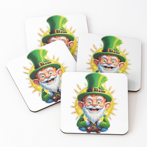 Item preview, st. patrick's day  cheerful leprechaun  sticker ,leprechaun,Lucky Leprechaun,Patricks Day designed and sold by Expressions-Sel.