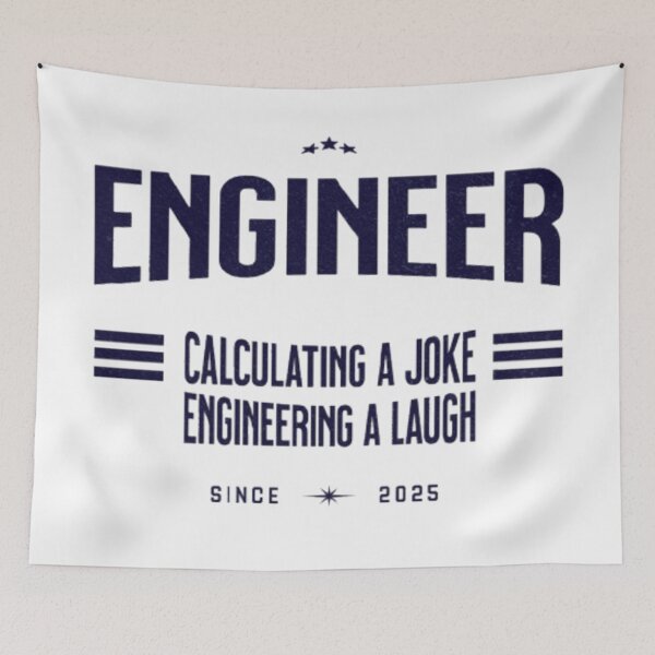 Item preview, Engineer: Calculating a Joke, Engineering a Laugh designed and sold by Syrupulse.