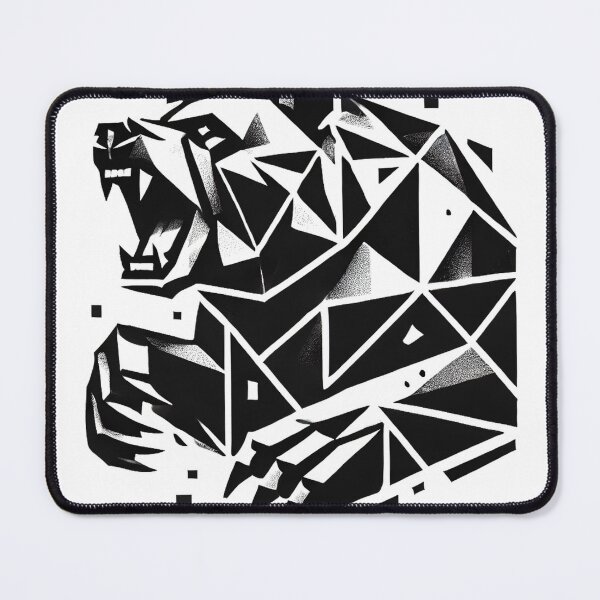 Item preview, Roaring Bear Brutalist Art designed and sold by HIGHWAYTOMERCH.