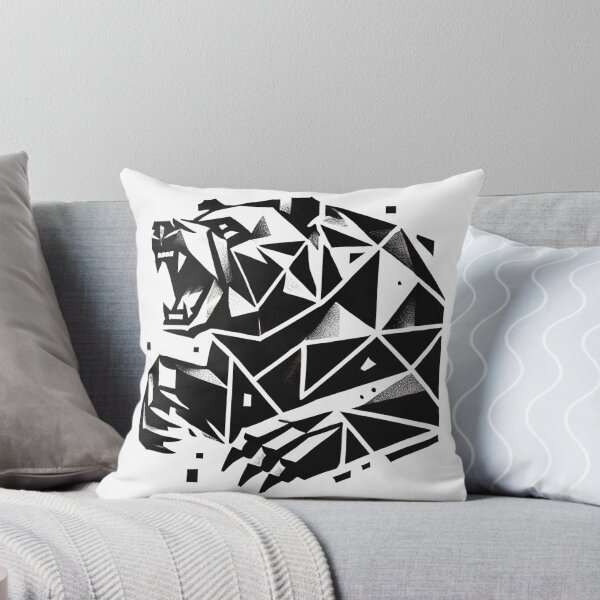 Item preview, Roaring Bear Brutalist Art designed and sold by HIGHWAYTOMERCH.