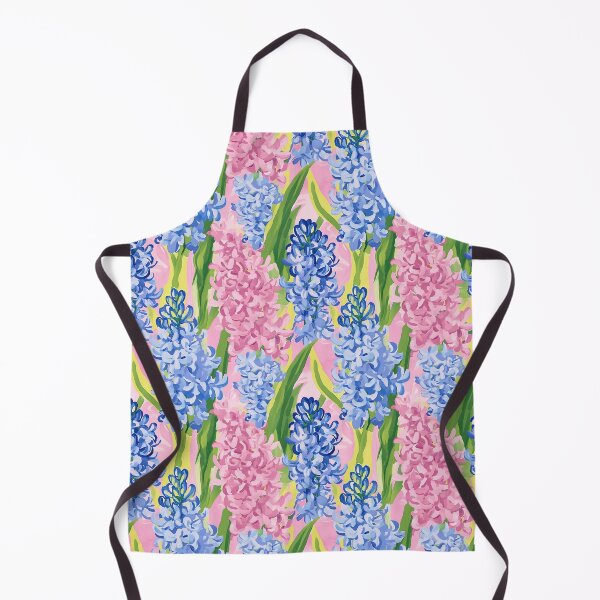 Item preview, flores de jacinto sobre fondo rosa designed and sold by SophieClimaArt.