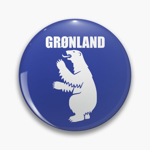 Item preview, Grønland Greenland Greenland Kalaallit Nunaat polar bear logo white coat of arms 01 designed and sold by Future Nerd.