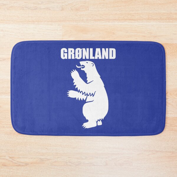 Item preview, Grønland Greenland Greenland Kalaallit Nunaat polar bear logo white coat of arms 01 designed and sold by Future Nerd.
