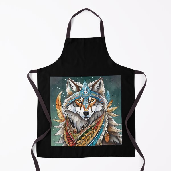 Item preview, Native American Wolf designed and sold by Kspirit Designs.