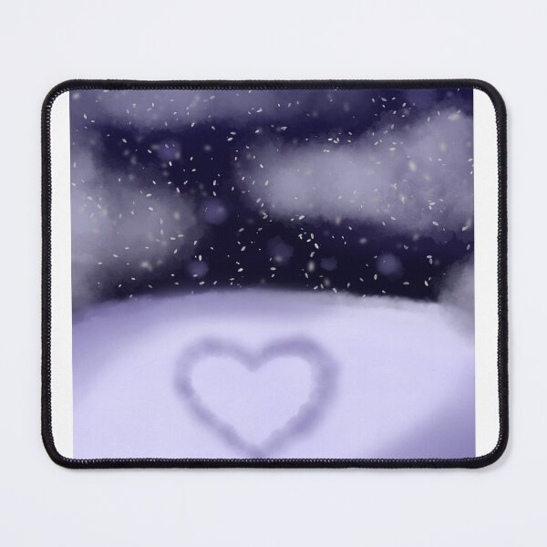 Item preview, Snow landscape with a heart designed and sold by Bulles-de-Meri.