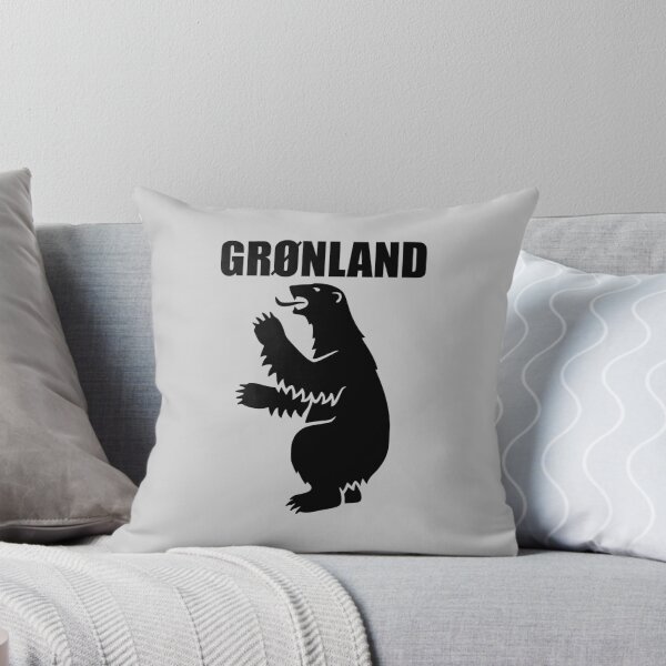 Item preview, Grønland Greenland Greenland Kalaallit Nunaat polar bear logo black coat of arms 01 designed and sold by Future Nerd.