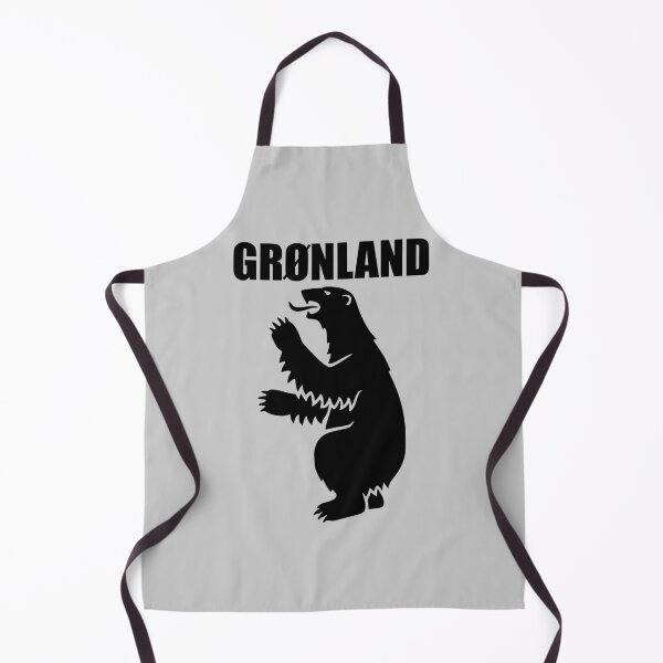 Item preview, Grønland Greenland Greenland Kalaallit Nunaat polar bear logo black coat of arms 01 designed and sold by Future Nerd.