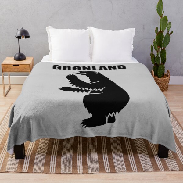 Item preview, Grønland Greenland Greenland Kalaallit Nunaat polar bear logo black coat of arms 01 designed and sold by Future Nerd.