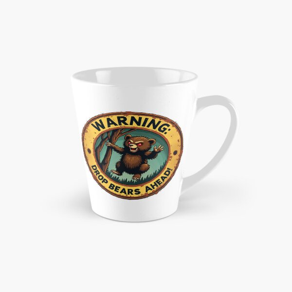 Item preview, Drop Bear Warning designed and sold by HappyHarmonyArt.