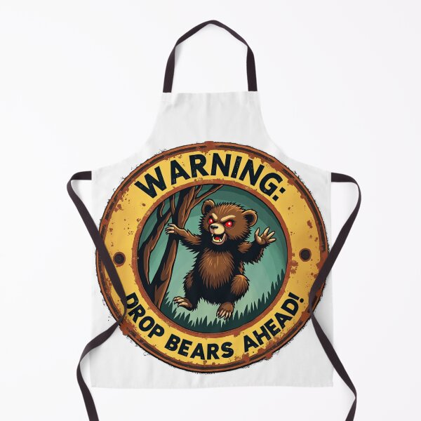 Item preview, Drop Bear Warning designed and sold by HappyHarmonyArt.