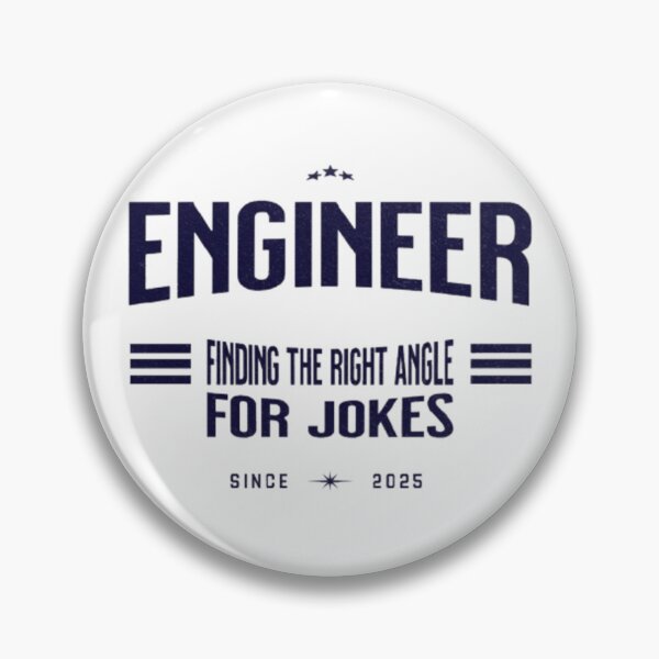 Item preview, Engineer: Finding the Right Angle for Jokes designed and sold by Syrupulse.