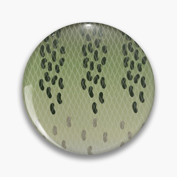 Item preview, White Crappie Skin Pattern Game Fishing Design designed and sold by BikeVoucherJr.