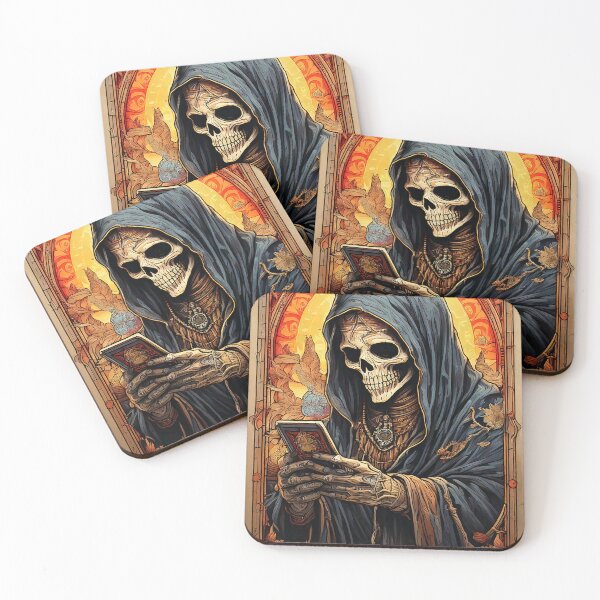 Artikelvorschau, Tod durch Ablenkung Handy-Tarotkarte entworfen und verkauft von Kspirit Designs.