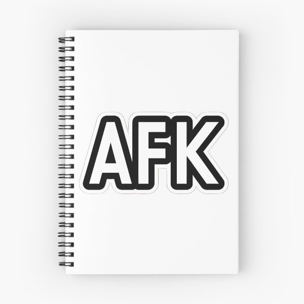 Item preview, AFK in Bold designed and sold by The-Fi9der.