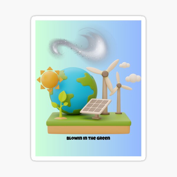 Item preview, The answer is blowin in the wind designed and sold by EcoChic-Designs.