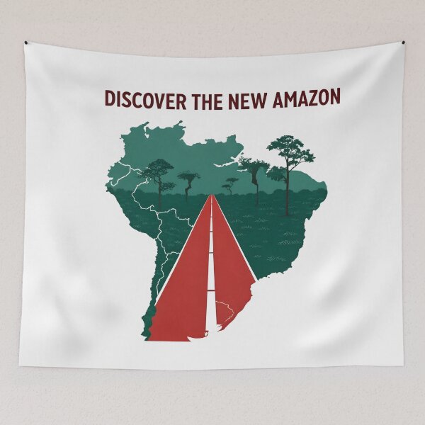 Item preview, Discover the New Amazon: South America's Changing Landscape T-Shirt designed and sold by AnnDesignStudio.