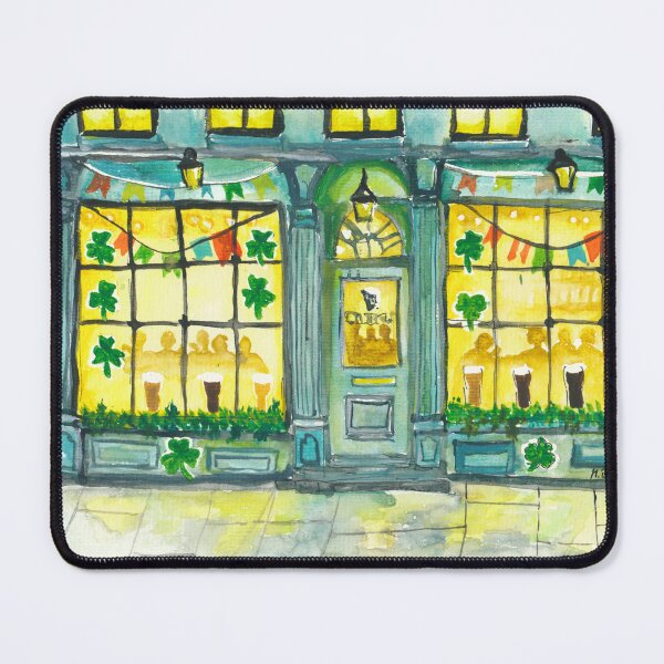 Item preview, Irish Pub Glow on St. Patrick Day Festive Night designed and sold by artshop77.