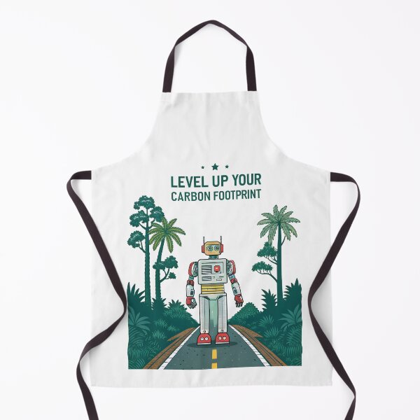 Item preview, Eco-Tech Robot T-Shirt: Level Up Your Carbon Footprint 2025 designed and sold by AnnDesignStudio.