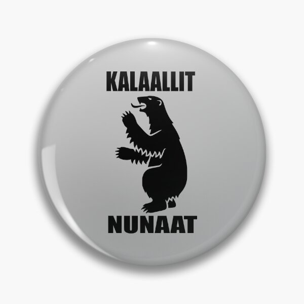 Item preview, Grønland Greenland Greenland Kalaallit Nunaat polar bear logo black coat of arms 02 designed and sold by Future Nerd.