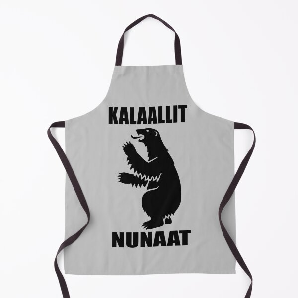 Item preview, Grønland Greenland Greenland Kalaallit Nunaat polar bear logo black coat of arms 02 designed and sold by Future Nerd.