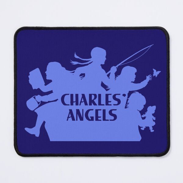 Item preview, Charles' Angels 70s logo - Light Blue designed and sold by Eric's Emporium.