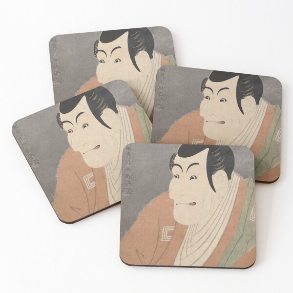 Item preview, Ichikawa Ebizō as Takemura Sadanoshin – Toshusai Sharaku Ukiyo-e designed and sold by store-wasabi.