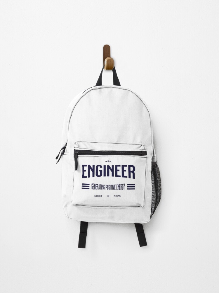 Thumbnail 1 of 3, Backpack, Engineer: Generating Positive Energy designed and sold by Syrupulse.