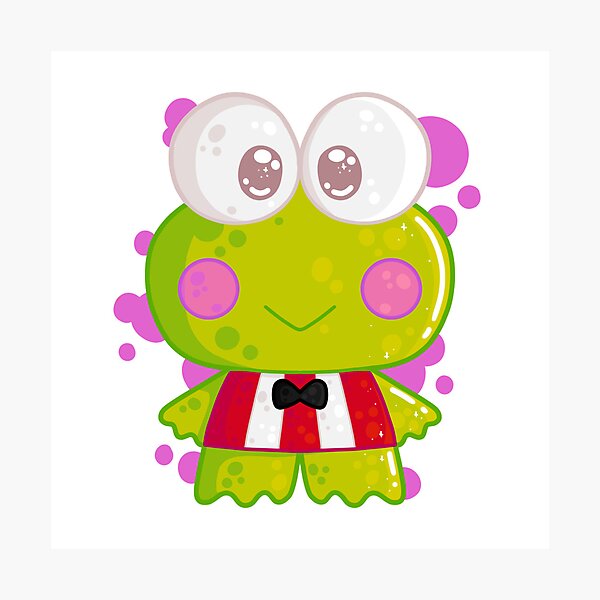 Item preview, Keroppi colorsplash designed and sold by clownllyscanvas.