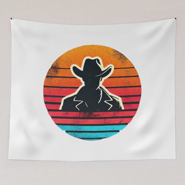 Item preview, Retro Cowboy Sunset – Vintage Western Adventure   designed and sold by ZingZone.