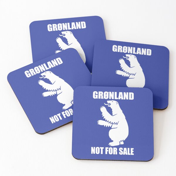 Item preview, Grønland NOT FOR SALE Greenland Greenland Kalaallit Nunaat Polar Bear Logo white coat of arms 03 designed and sold by Future Nerd.