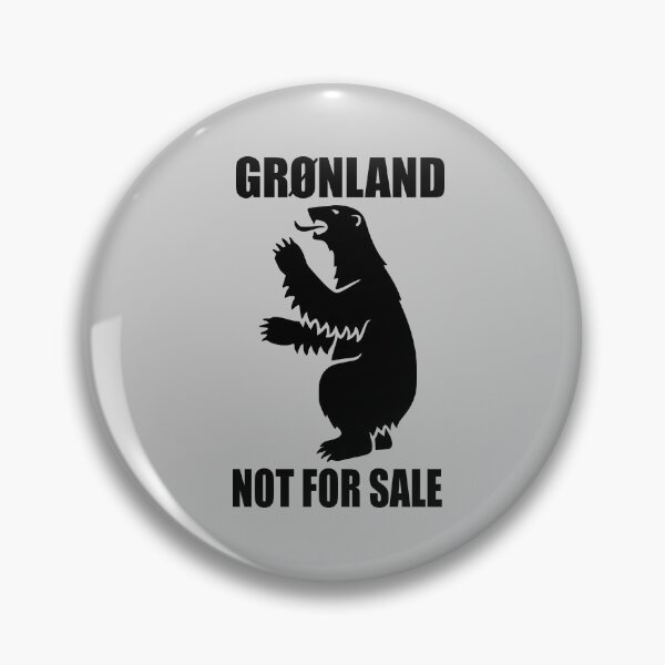 Item preview, Grønland NOT FOR SALE Greenland Greenland Kalaallit Nunaat Polar Bear Logo Black Coat of Arms 03 designed and sold by Future Nerd.