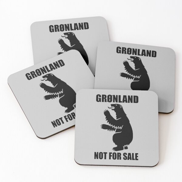 Item preview, Grønland NOT FOR SALE Greenland Greenland Kalaallit Nunaat Polar Bear Logo Black Coat of Arms 03 designed and sold by Future Nerd.