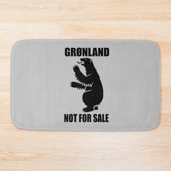 Item preview, Grønland NOT FOR SALE Greenland Greenland Kalaallit Nunaat Polar Bear Logo Black Coat of Arms 03 designed and sold by Future Nerd.