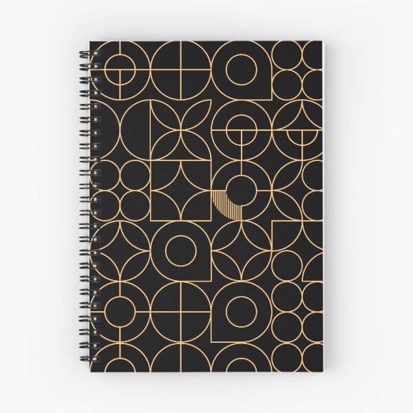 Item preview, Bauhaus Seamless Geometric Pattern with Abstract Shapes. Elegant golden geometric pattern with interconnected shapes. designed and sold by Andrey Prokopenko.