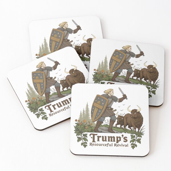 Item preview, Trump's Resourceful Revival: Medieval Warrior Fantasy T-Shirt designed and sold by AnnDesignStudio.