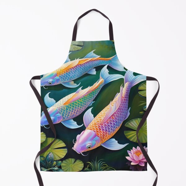 Item preview, Koi Fish Art, Cute Fish Cartoon Gifts For Fish Lovers designed and sold by Cuteanimalgifts.