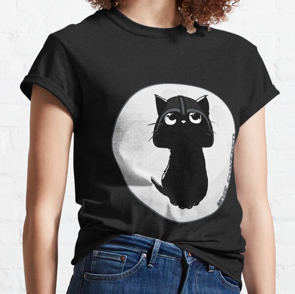 Vista previa del artículo con la obra «¿Cat Vader o Cat Fener? ¡El lado felino de la Fuerza!», diseñado y vendido por Never Covered.