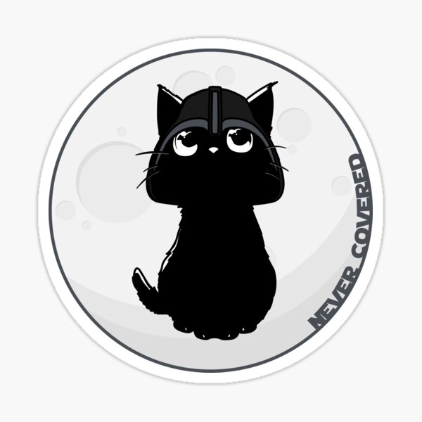 Cat Vader o Cat Fener? The feline side of the Force! Sticker